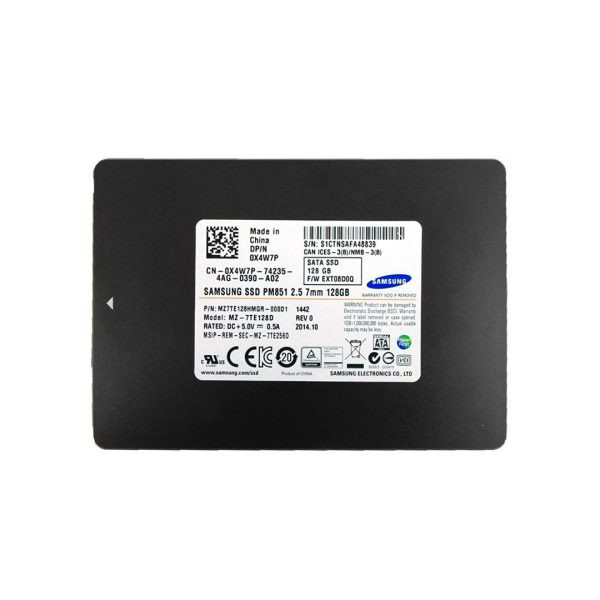 هارد SSD سامسونگ 128GB SATA III 6Gbps استوک | سرعت بالا مناسب لپتاپ و کامپیوتر